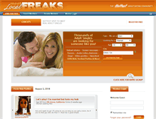 Tablet Screenshot of meetlocalfreaks.com